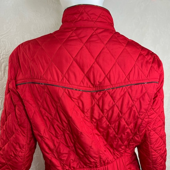 Barbour Cavalry Liddesdale Classic Tartan Red Quilted Jacket - Picture 9 of 16